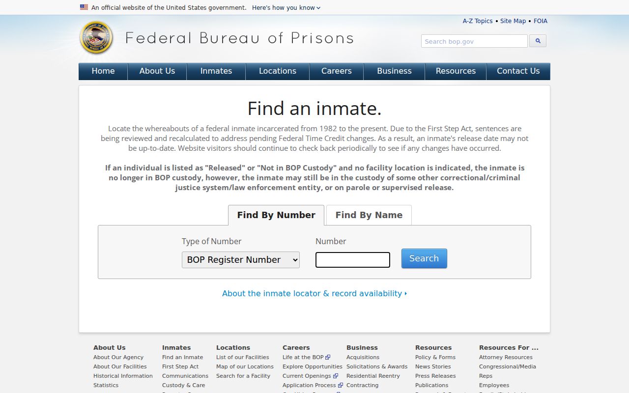 Pineview criminal history federal prison inmate locator