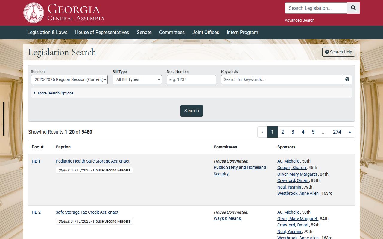 Rochelle criminal history Georgia legislation source